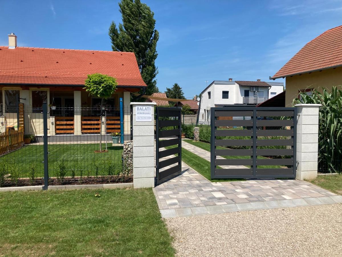 Balati Vendeghaz Lägenhet Balatonmáriafürdő Exteriör bild